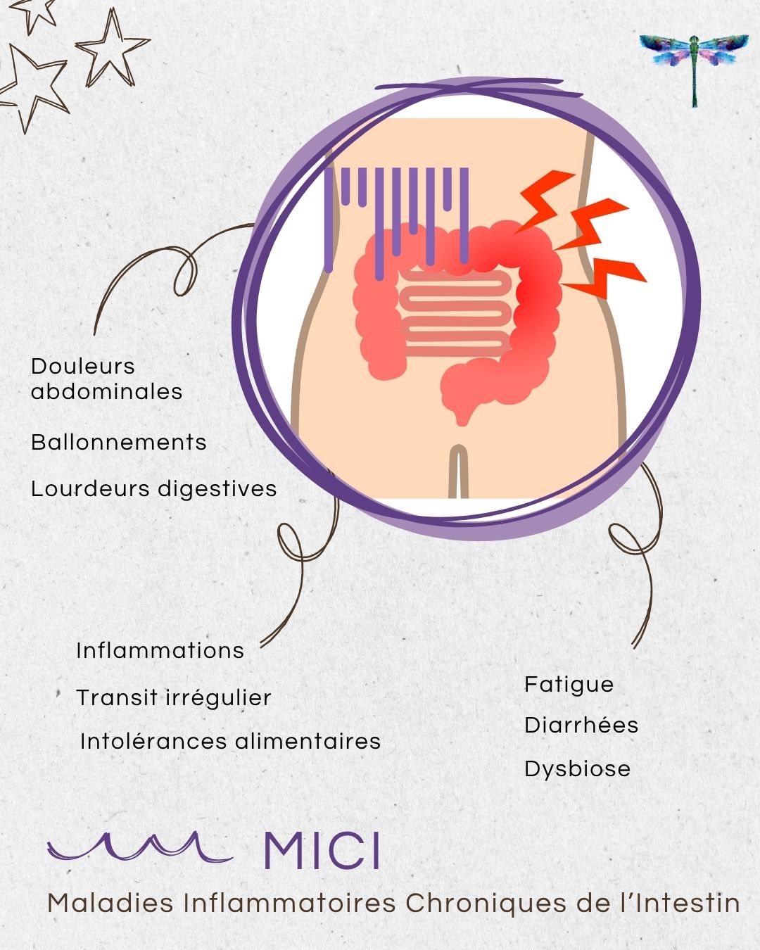 troubles digestifs chroniques MICI